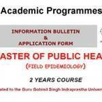 Master of Public Health (Field Epidemiology) ACADEMIC SESSION 2012-13 NATIONAL CENTRE FOR DISEASE CONTROL(NCDC) ADMISSION Notification