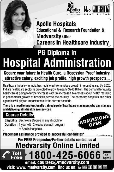 Apollo : PG Diploma in Hospital Management : Medvarsity Apollo : PG Diploma in Hospital Management : Medvarsity