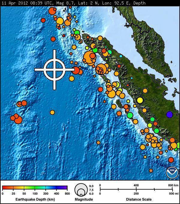 TSUNAMI ALERT - Official Status - From Government of India - INDIAN TSUNAMI EARLY WARNING CENTRE ­ INCOIS HYDERABAD (ITEWC)